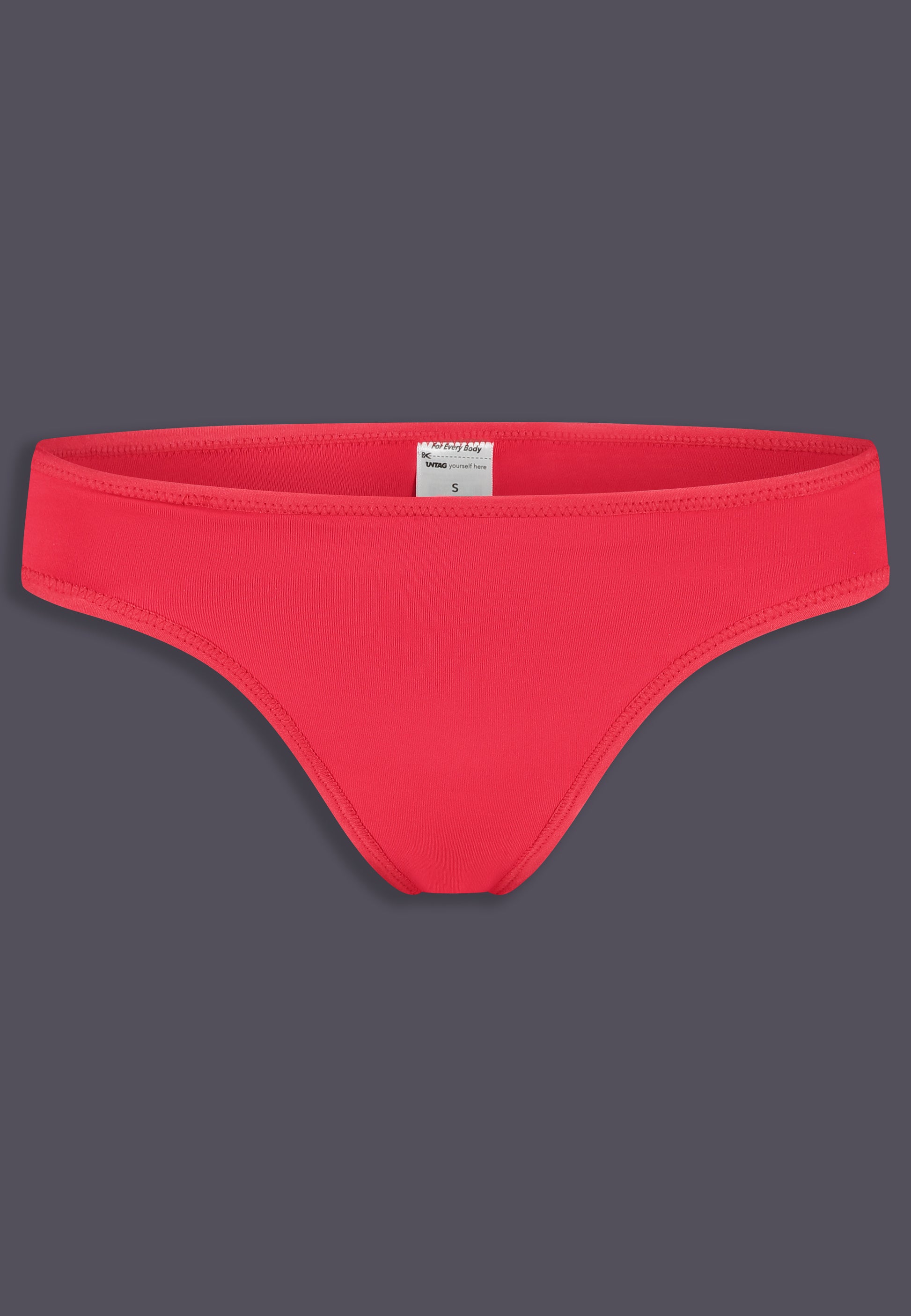 UNTAG MtF trans femme tucking underwear panties thong tanga red - product front