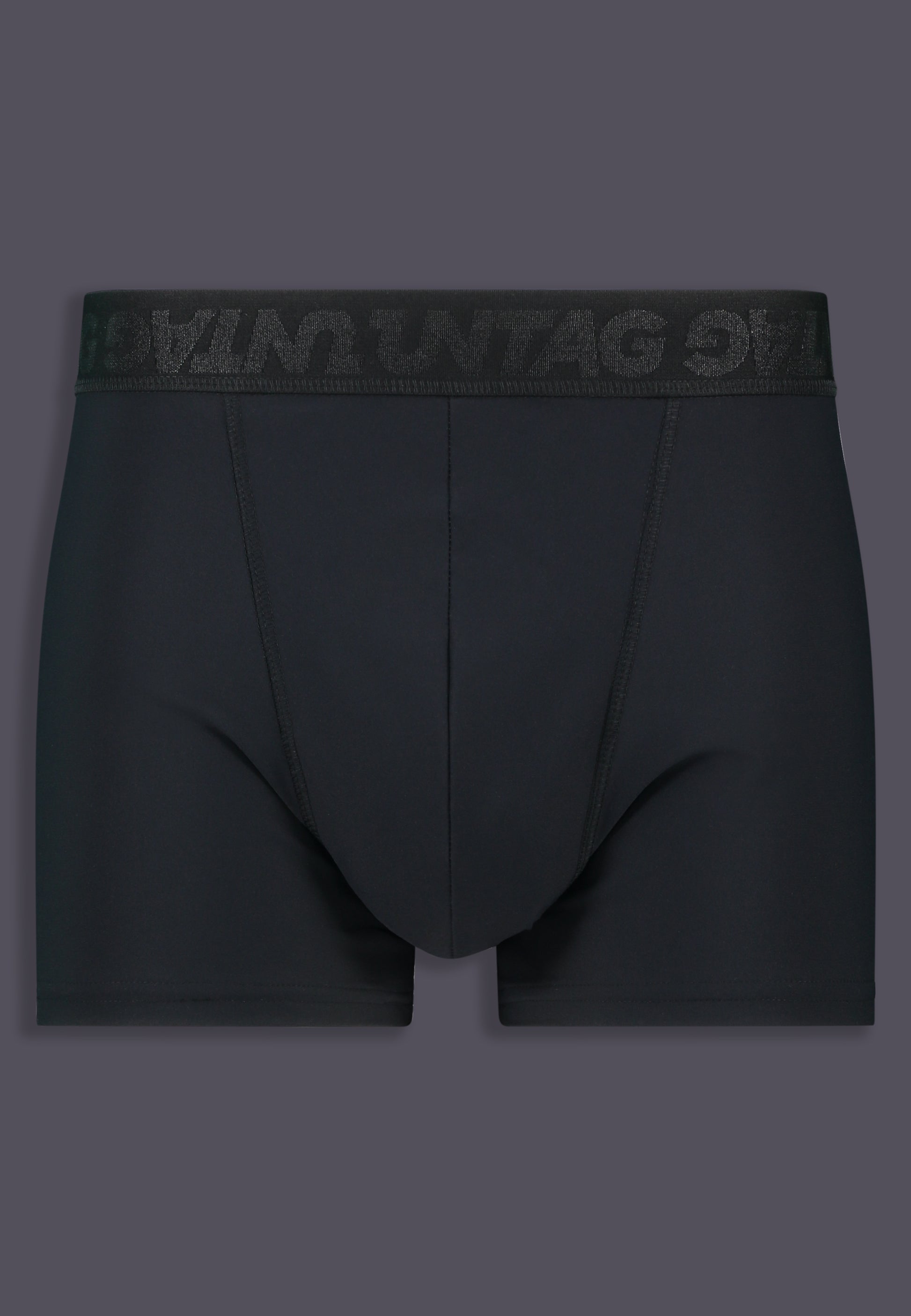 Boxershorts black, front view product image by UNTAG