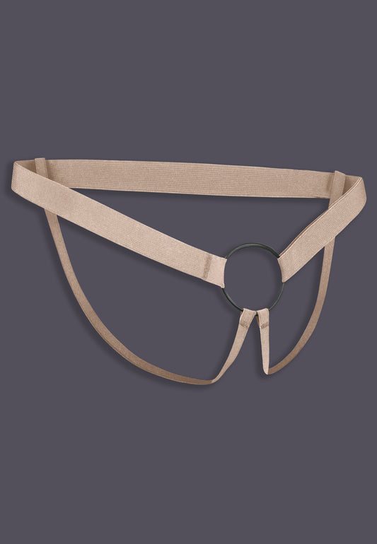 Harness Ring beige, side right view