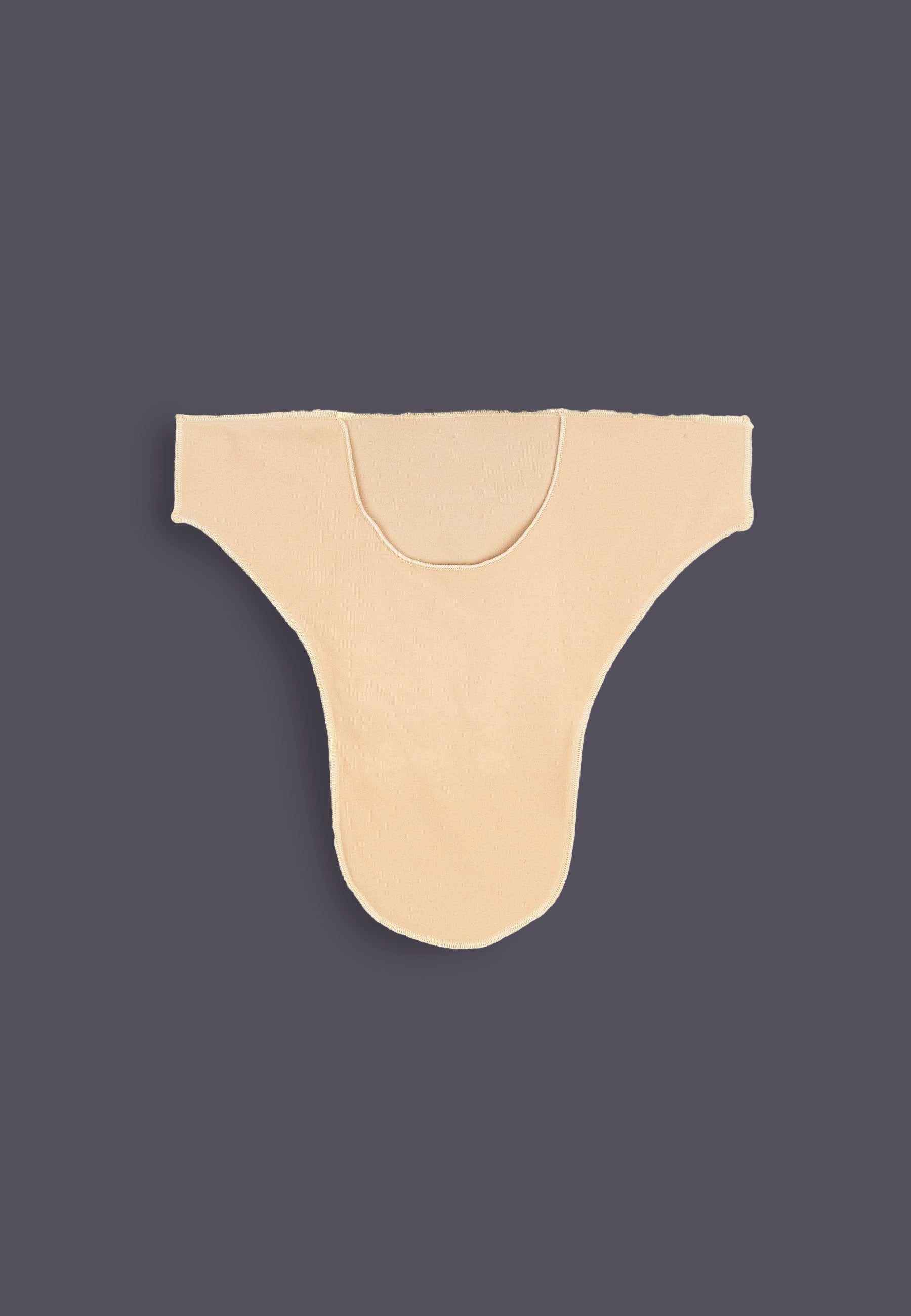 Packing Pouch beige seen from the back