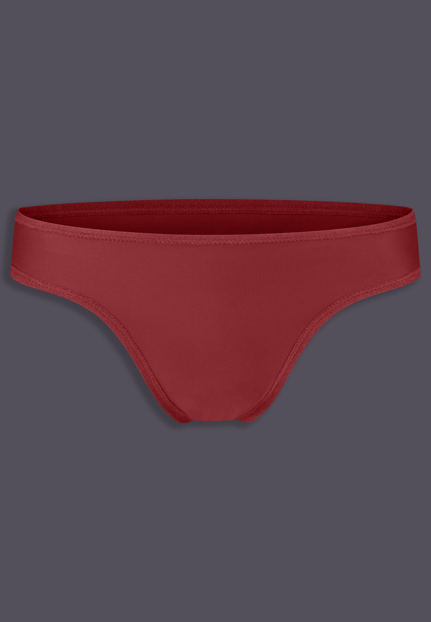 UNTAG MtF trans femme tucking thong extra strong burgundy red product front