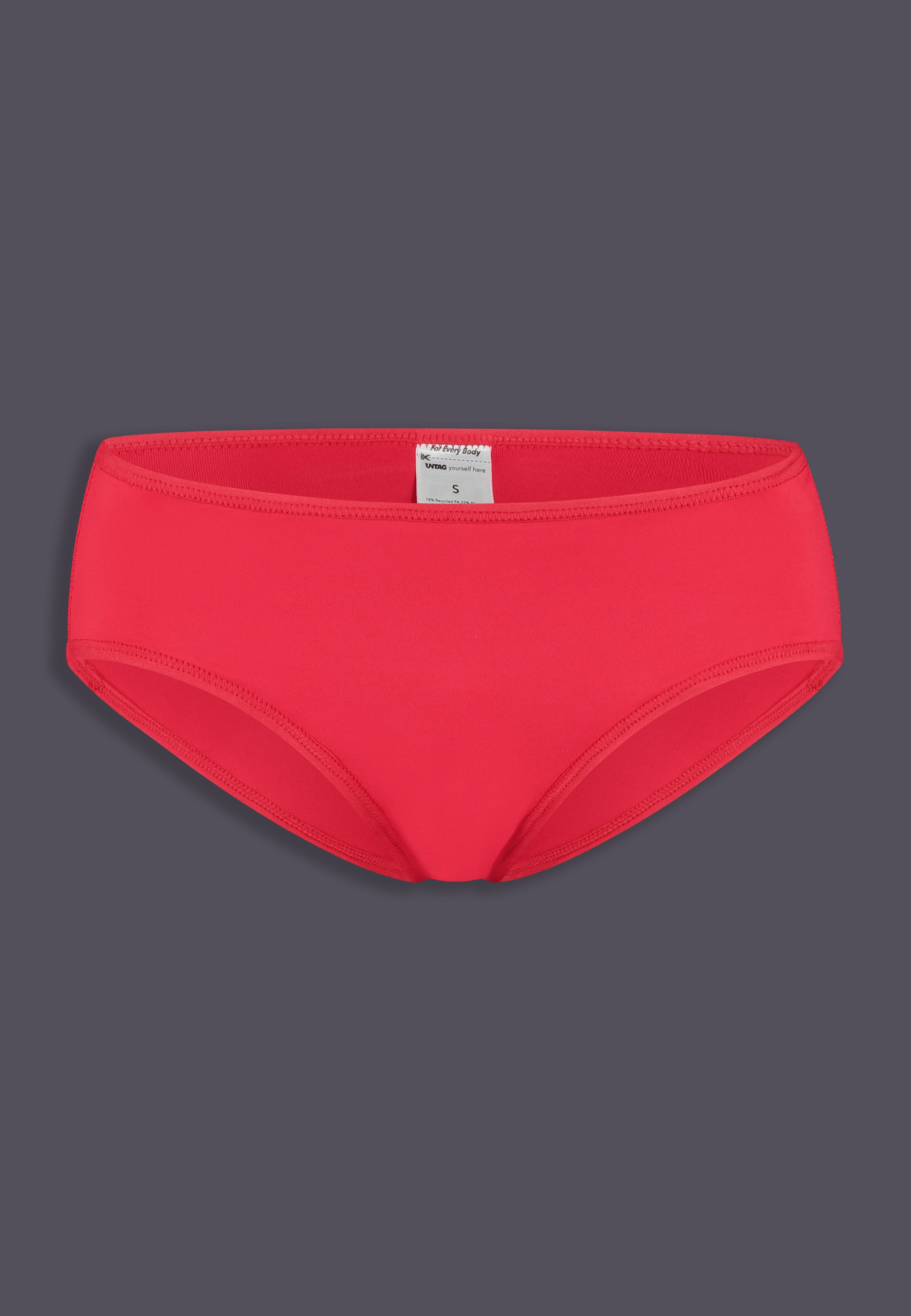 UNTAG MtF trans femme tucking underwear panties thong tanga red - product front