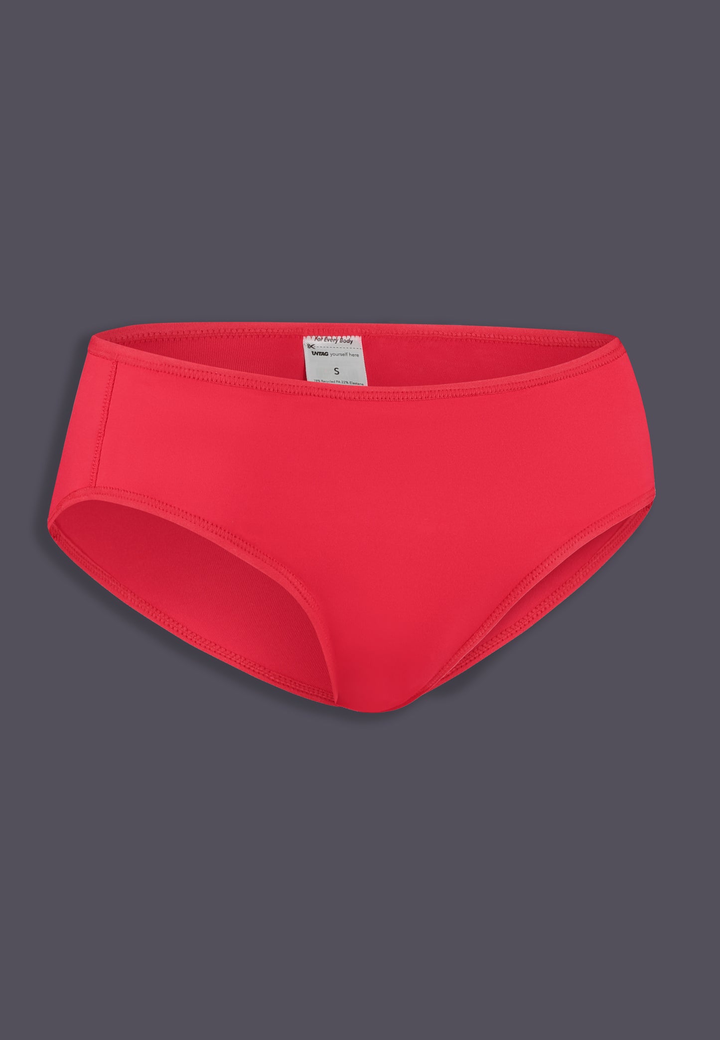 UNTAG MtF trans femme tucking underwear panties thong tanga red - product side