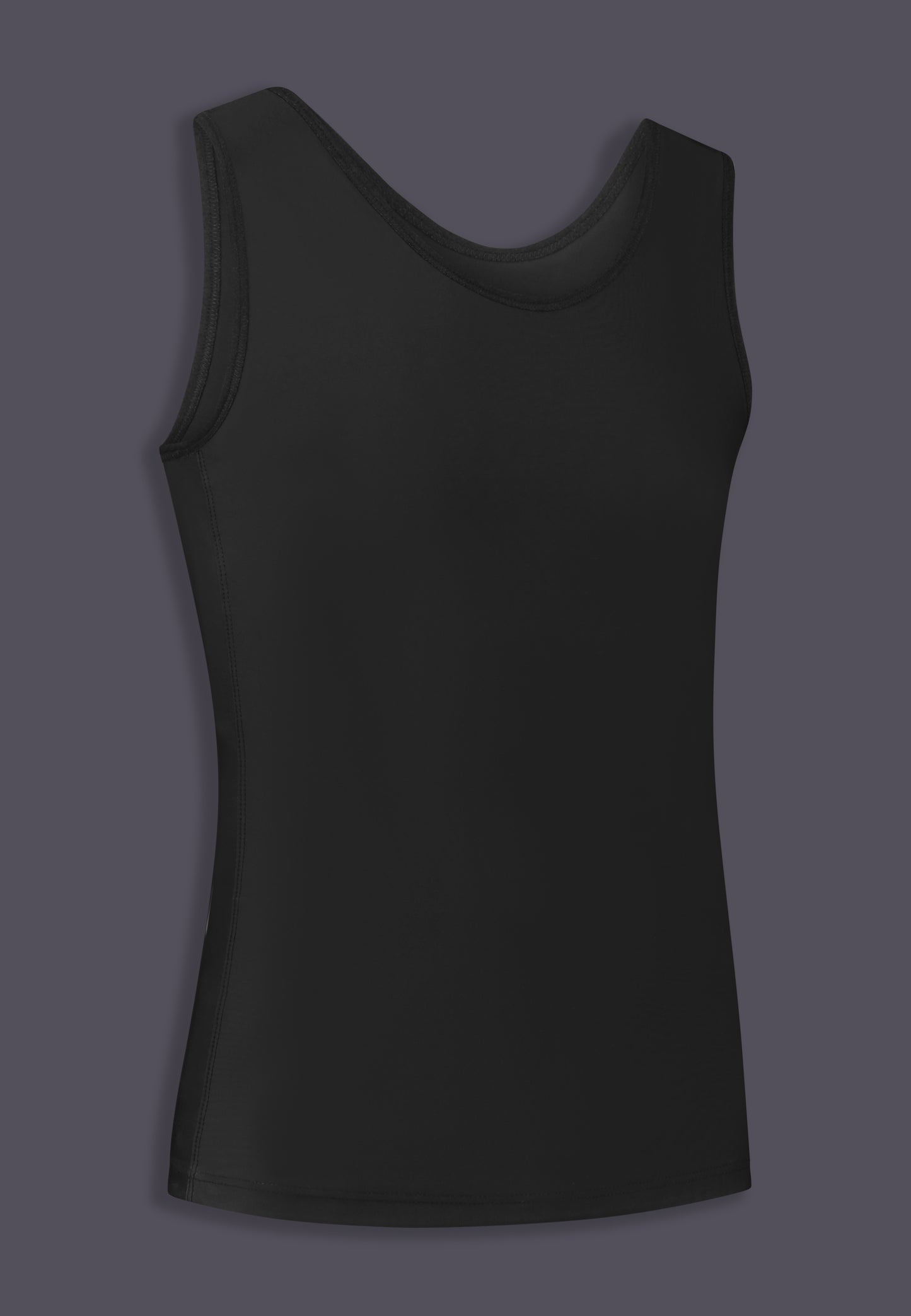 FtM trans fitted swimming built-in chest binder black side product 