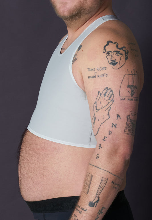 Tank Swim Binder Grau