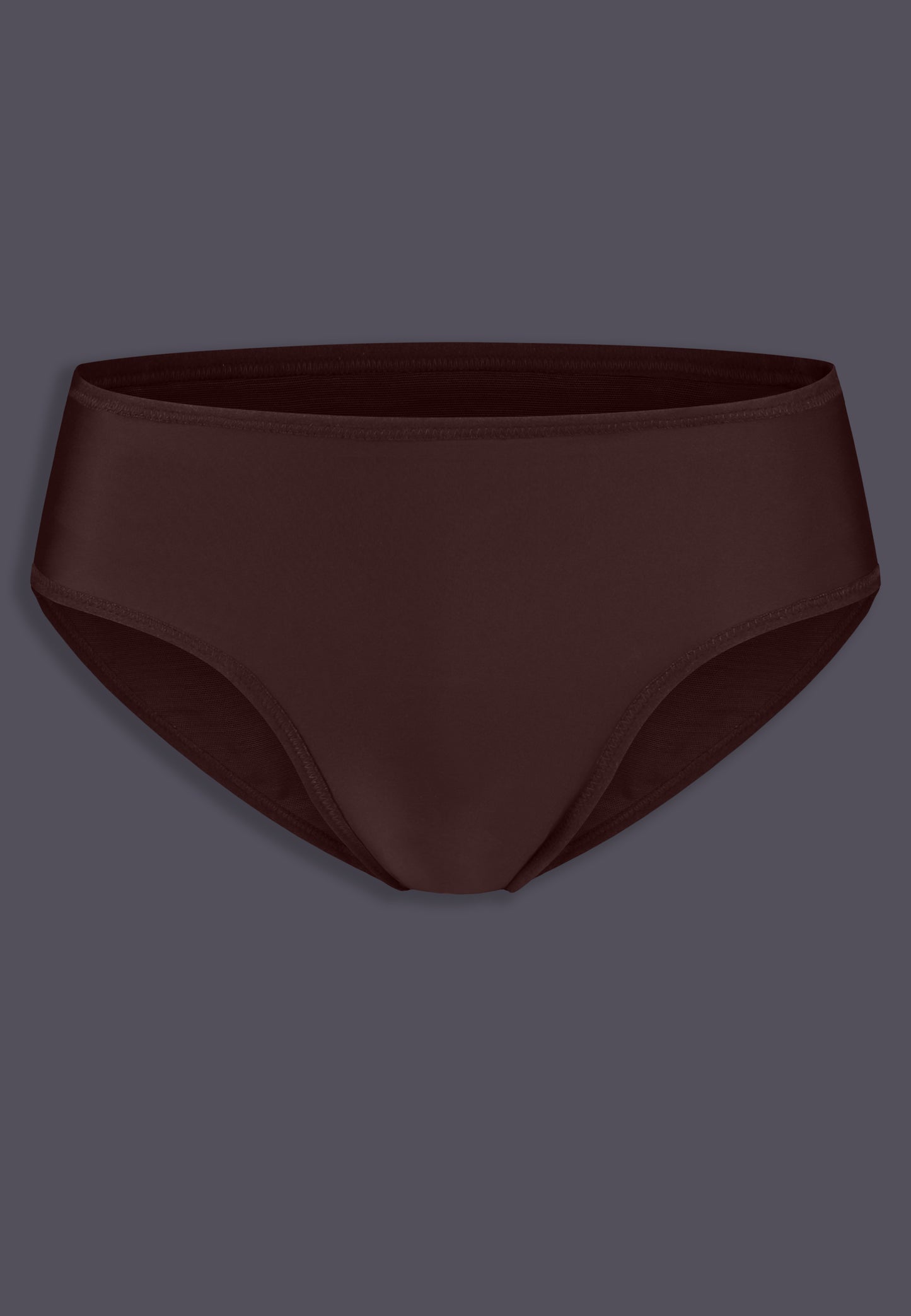 UNTAG MtF Tucking Bikini Brief espresso brown bikini bottoms gaff trans femme front product