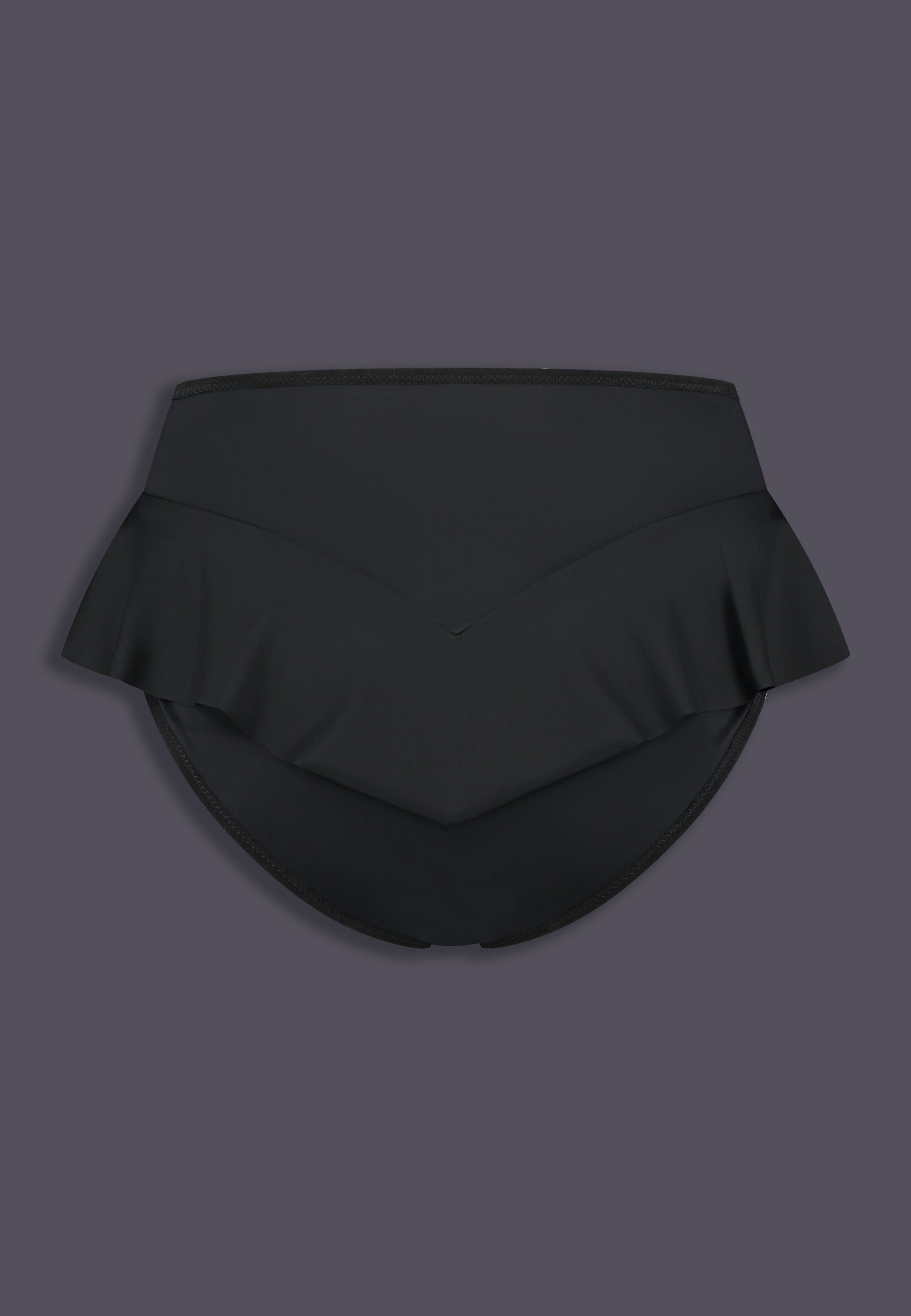 UNTAG tucking ruffle bikini bottoms black mtf