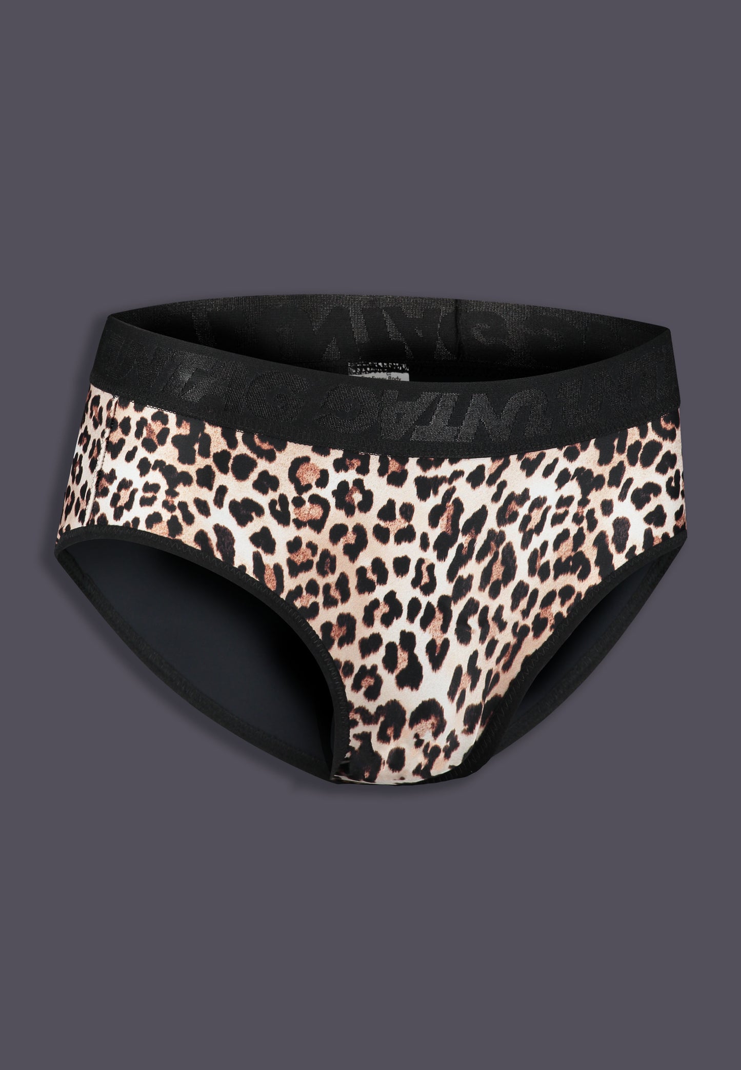 UNTAG Signature Tucking Bikini Brief leopard print swimwear mtf trans fashion