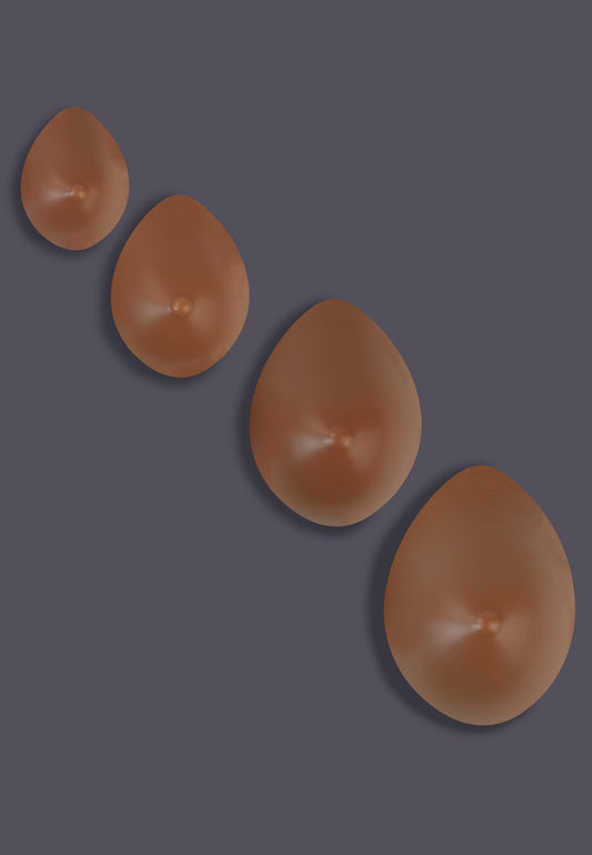 Breast Prostheses oval caramel