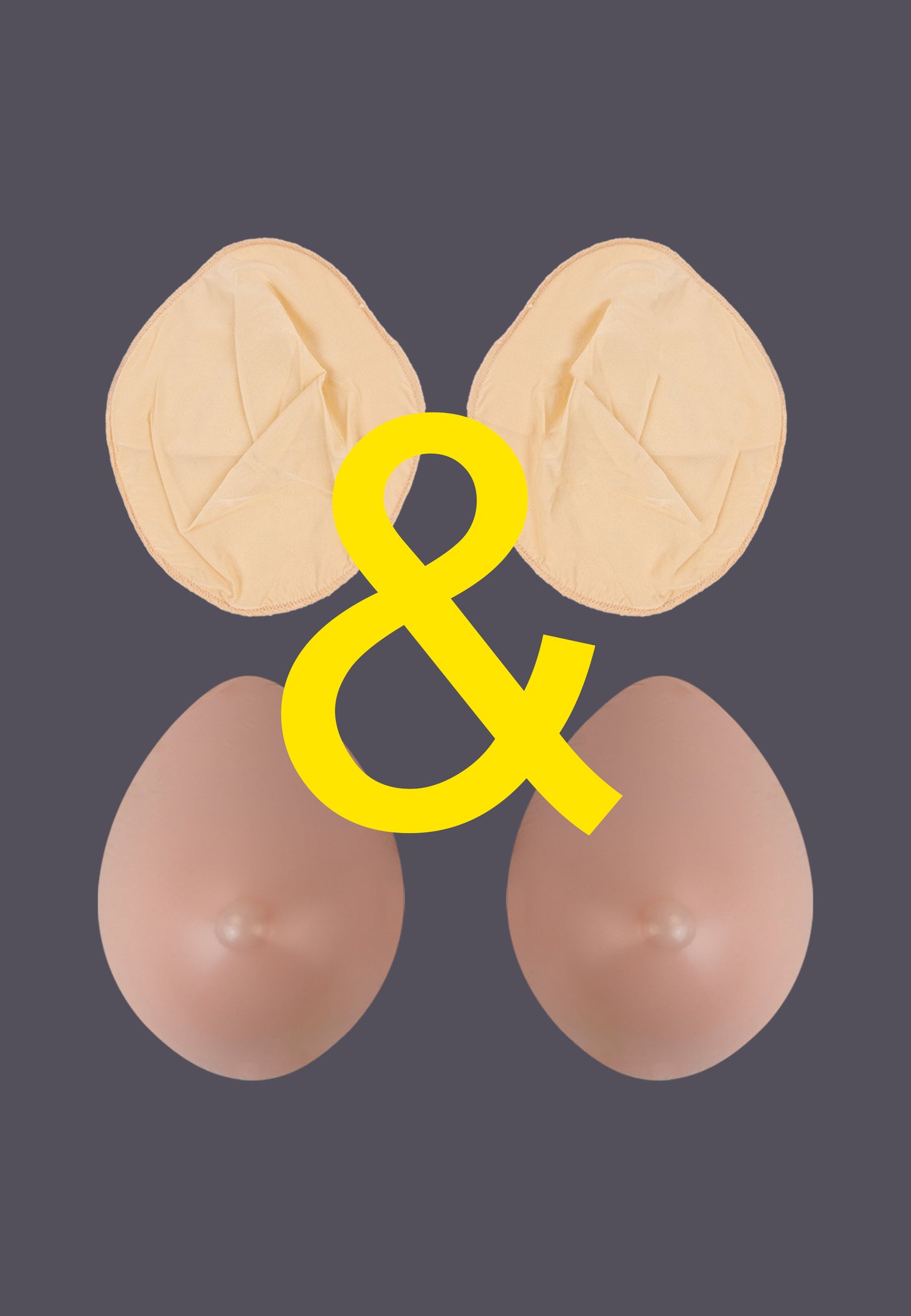 Breast Prostheses + Prosthesis Pockets Oval - BUNDLE