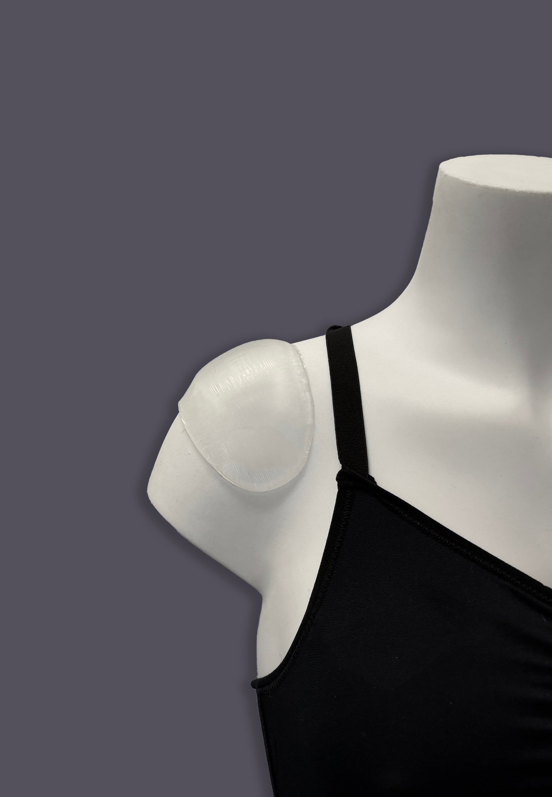 UNTAG FtM Masc transparent silicone shoulder pads for a masculine appearance option 2