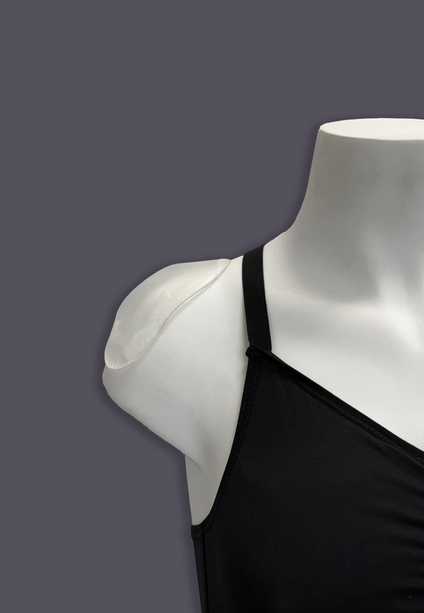 UNTAG FtM Masc transparent silicone shoulder pads for a masculine appearance look