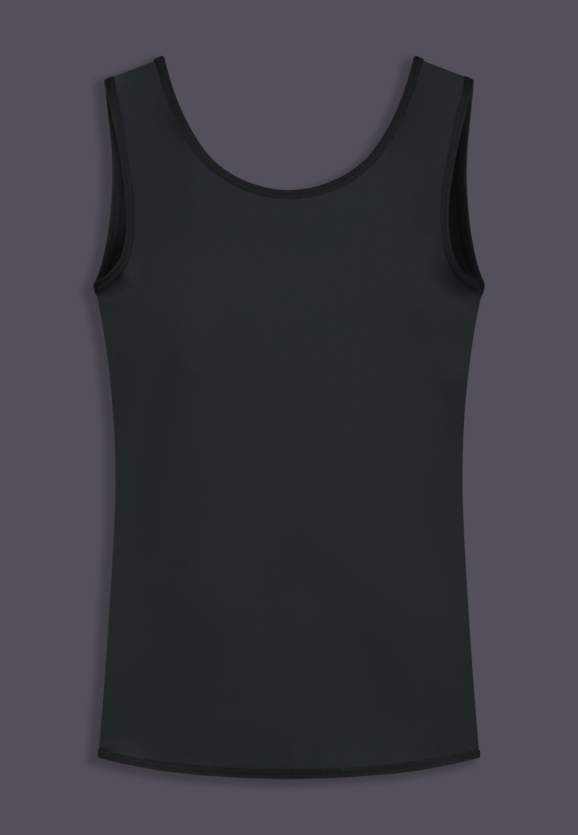 Shirt Binder black, back view, by UNTAG