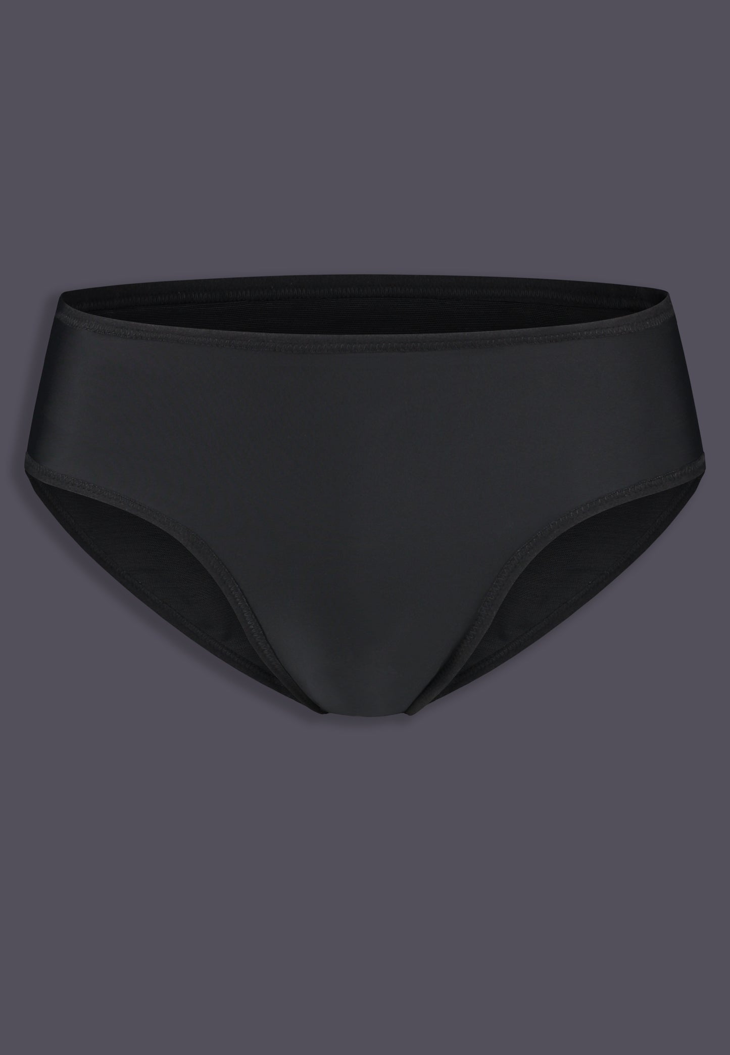 Slip black, front view