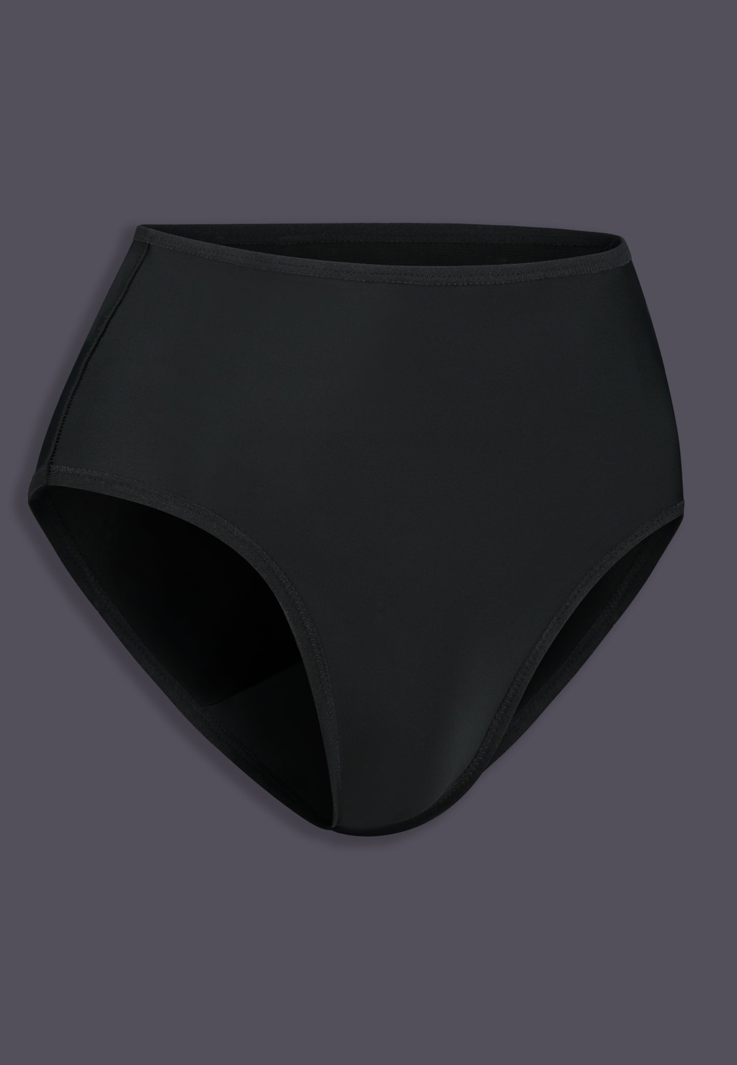 Slip Highwaisted black, side right