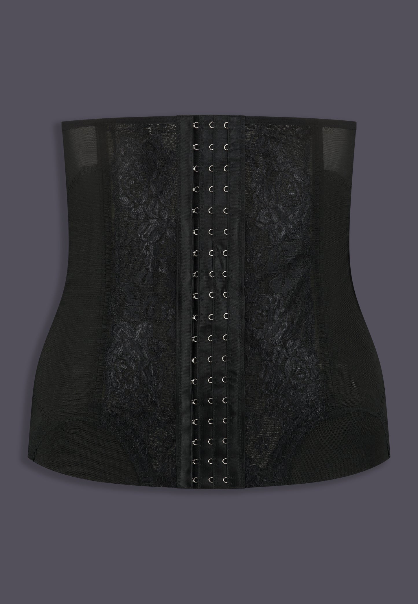 Corset black, front view